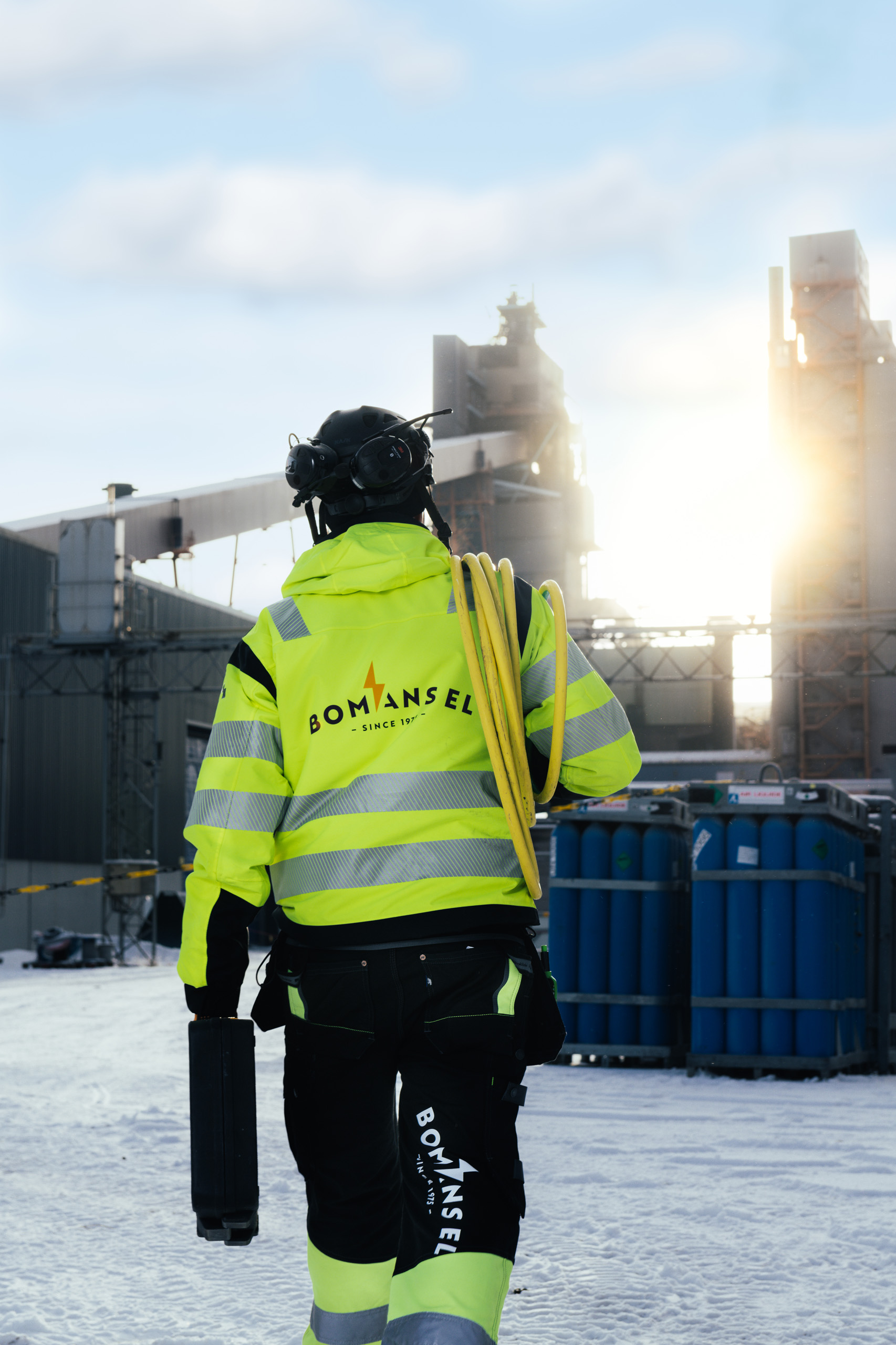 Bomansel Person I Motljus